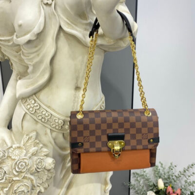 Replica Louis Vuitton Damier Ebene Canvas Vavin Pm N40110 Caramel